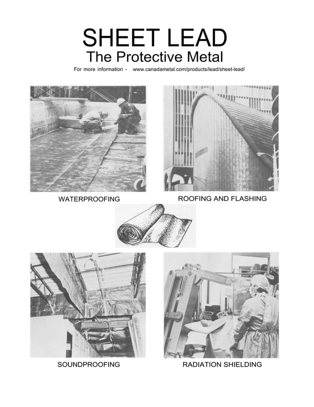 Canada Metal Lead sheet metal for nuclear shielding, Construction PDF