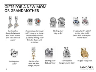 PANDORA Mother's Day Gift Guide 2013 