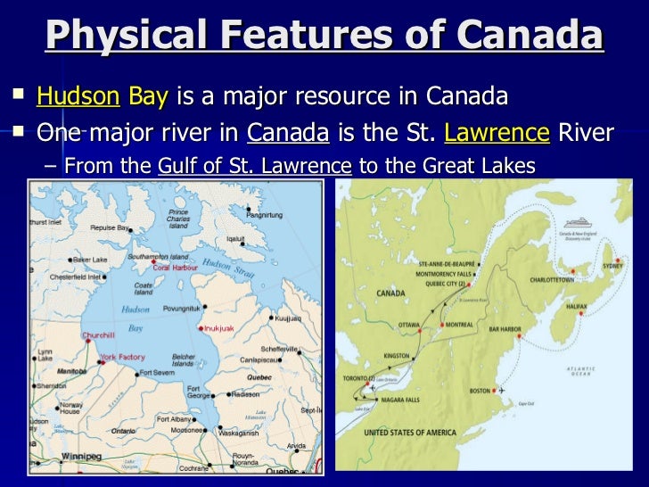 canada physical features natural resources and climate 1011 physical features of canada