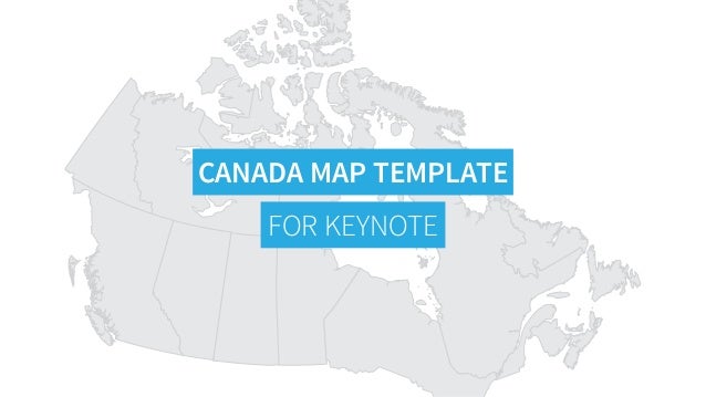 canada map for powerpoint keynote map in powerpoint