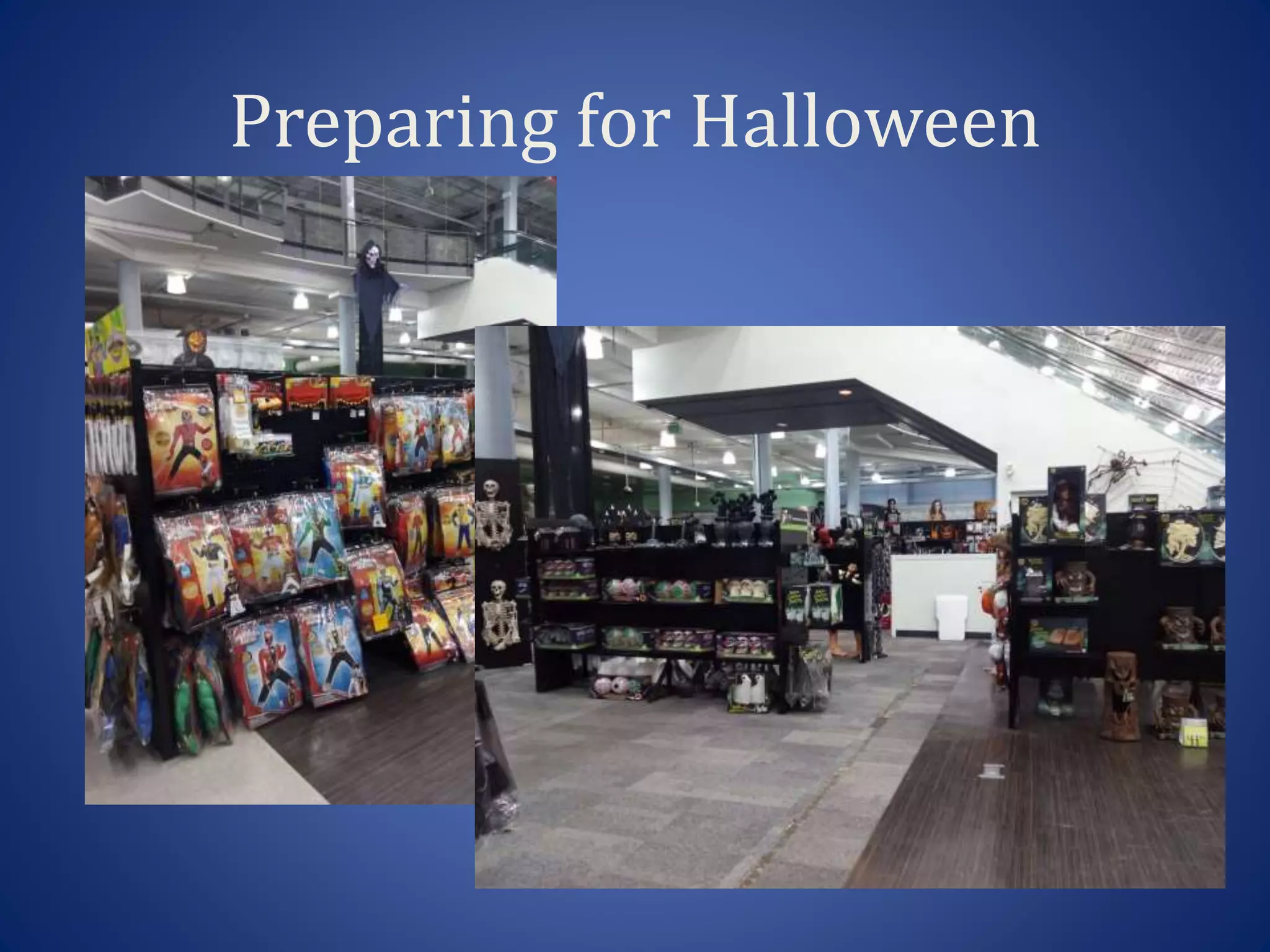 Preparing for Halloween
 