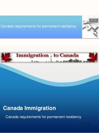 Canada requirements for permanent residency

Canada Immigration
Canada requirements for permanent residency
Your Logo

 