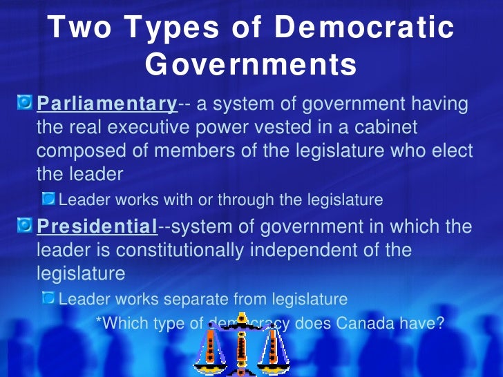 Canadas government
