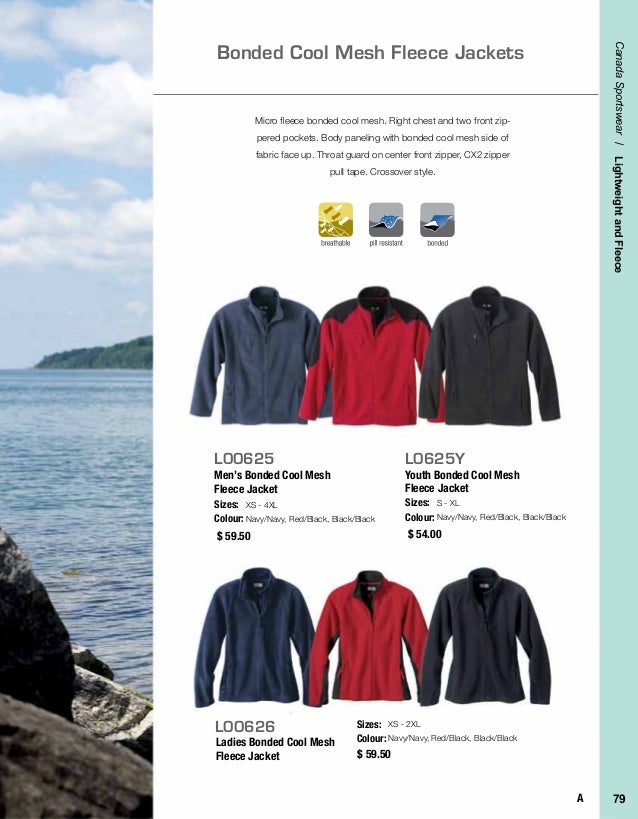 Canada Sportswear Catalogue