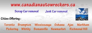 Junk Car Removal Toronto