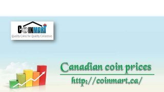 Canadian Coin Prices