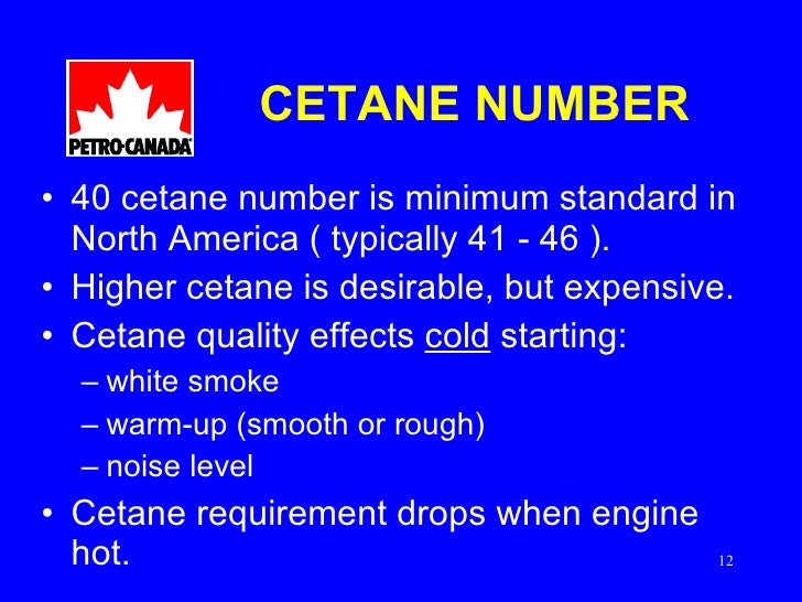 Canadian diesel fuel