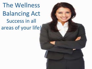 The Wellness Balancing ActSuccess in all  areas of your life! 