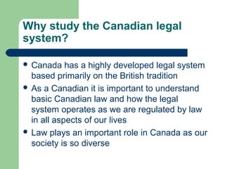 Canadian Law Chapter One Ppt