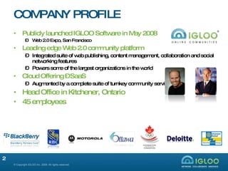 IGLOO - Canadian Marketing Association | PPTX