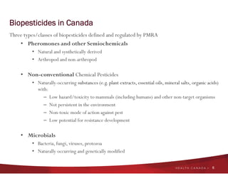 Canadian Perspective on Problem Formulation for Biopesticides: Emma ...