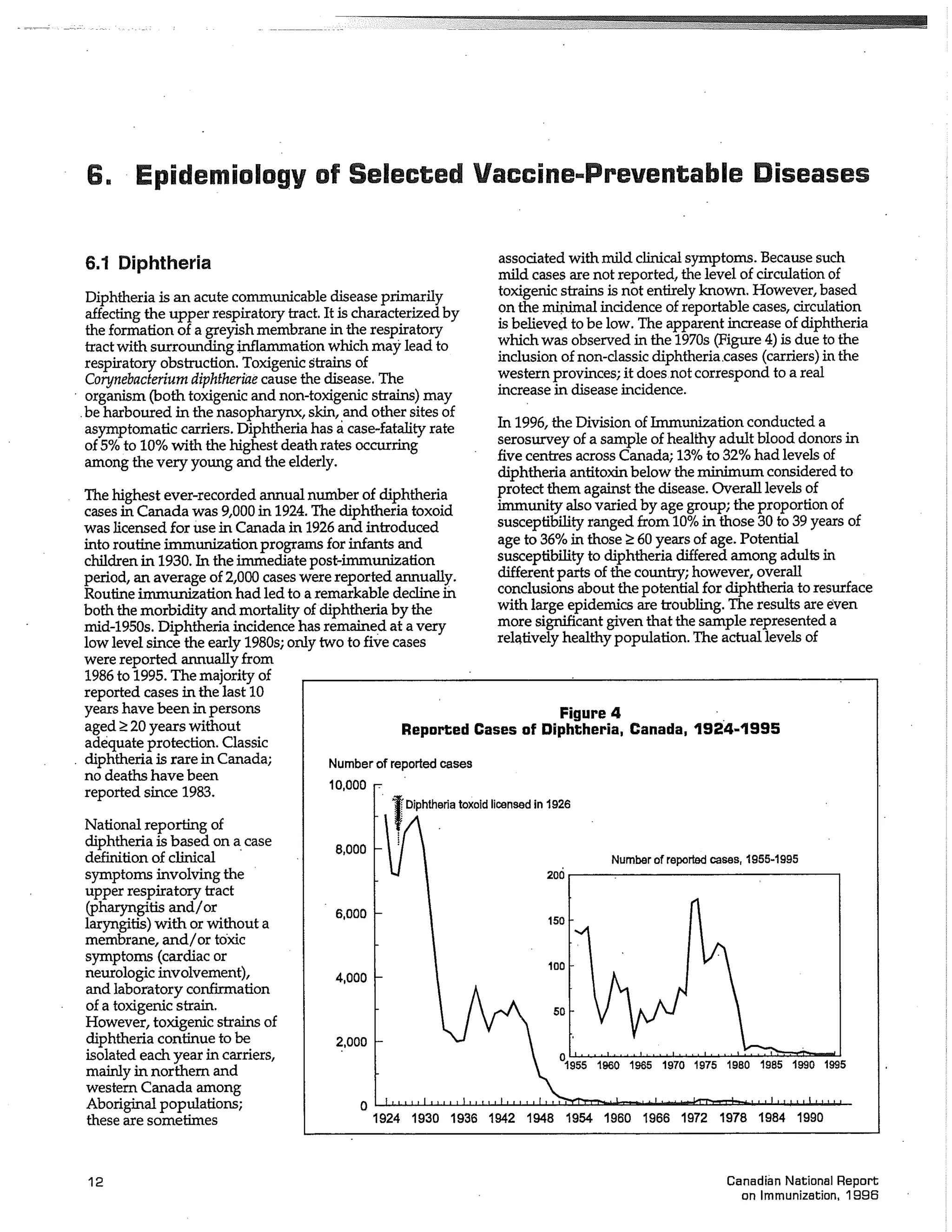 Canadian report and law on immunization
