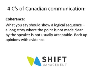 Canadian workplace culture | PPTX