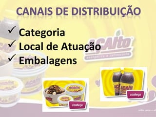  Categoria
 Local de Atuação
 Embalagens
 