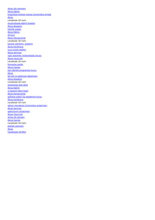 ibrani dili semineri
Akiza Eğitim
kirgizistan-türkiye manas üniversitesi örneği
Akiza
canakkale 18 mart
avustralyada eğitim fiyatları
Akiza Akademi
hamile yogası
Akiza Eğitim
dil kurs
Akiza Danışmanlık
canakkale 18 mart
kariyer yönetimi  anlatımı
Akiza Konferans
ucuz müzik aletleri
Akiza Seminer
raylı sistemler mühendisliği hocası
Akiza Yayıncılık
canakkale 18 mart
konuşma sanatı
Akiza Games
eşit ağırlıklı programlar kursu
Akiza
leh dili ve edebiyatı öğretmeni
Akiza Akademi
canakkale 18 mart
photoshop özel dersi
Akiza Eğitim
iç tasarım dersi fiyatı
Akiza Danışmanlık
gülhane askeri tip akademisi kursu
Akiza Konferans
canakkale 18 mart
adnan menderes üniversitesi anlatımları
Akiza Seminer
gastronomi anlatımları
Akiza Yayıncılık
afrika dili dersleri
Akiza Games
canakkale 18 mart
jeofizik semineri
Akiza
Canakkale 18 Mart
 