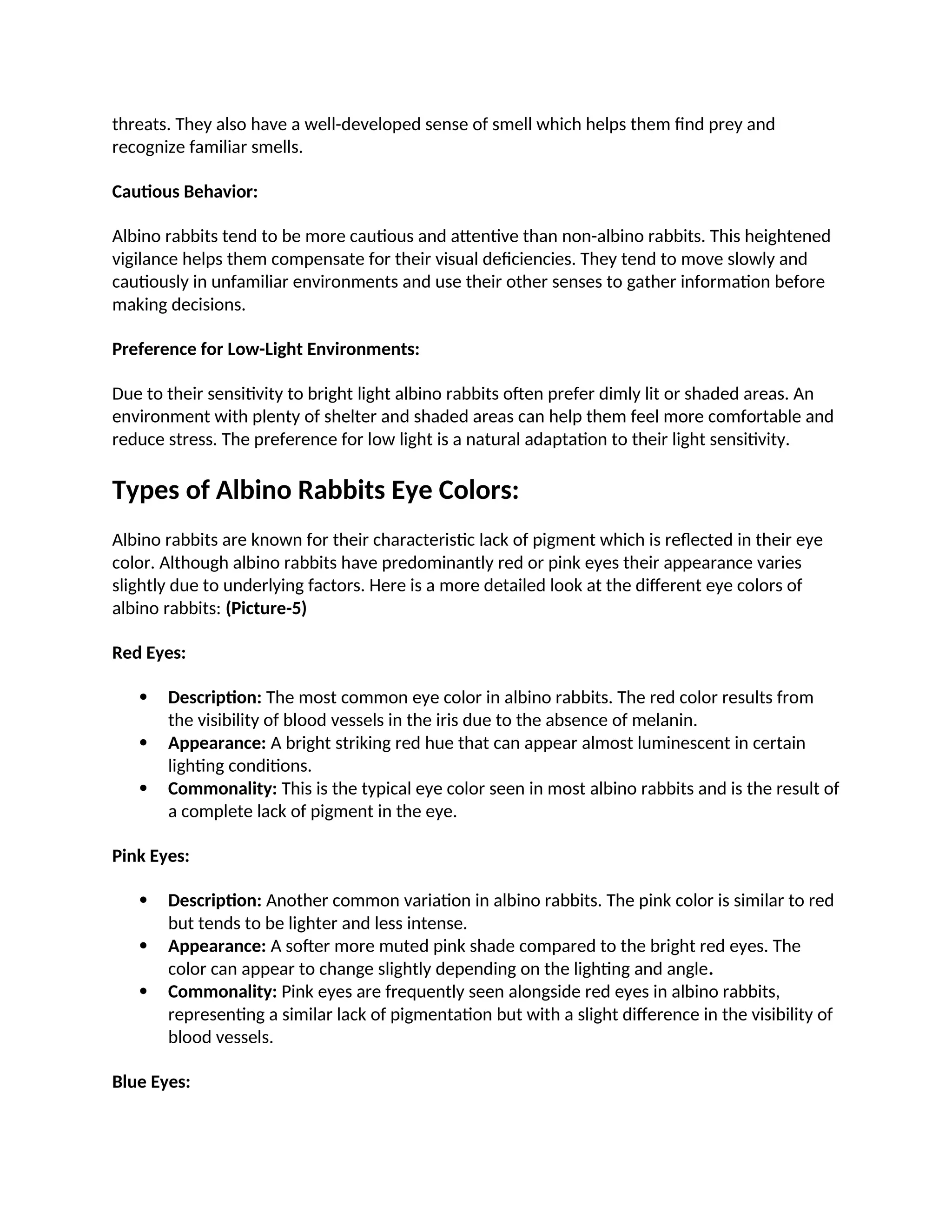 Can Albino Rabbits See: Basics of Rabbit Vision | PDF