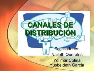 CANALES DE DISTRIBUCION Facilitadores: Naileth Querales Yolimar Colina Yusbeldeth Garcia 