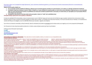 Esta nota se ofrece con un propósito de simple información, como comentarios totalmente genéricos y sin la intención de constituir asesoramiento financiero ni recomendaciones
particularizadas.
Adjunto informe gráfico DIARIO con:
     1. los ya conocidos Canales probables de Máximos y Mínimos para el período siguiente anotados en la parte derecha y en la inferior un indicador de Momento tendencial,
     2. (novedad) el StopH que sustituye al anterior PlDot5. El StopH es un nuevo indicador de cosecha propia, un mix de otros varios indicadores. Obsérvese que su curva sinusoidal
          sigue con mucha aproximación al precio y su pendiente nos orienta de la tendencia predominante a corto plazo, en verde alcista y en rojo bajista, por lo que puede utilizarse
          como StopLoss de corto plazo,
     3. (novedad) las velas diarias son del tipo Heikin-Ashi que ayudan a reducir el “ruido” de la volatilidad actual.
Acompaño debajo explicaciones de los gráficos e indicadores.

El índice de volatilidad VIX ha descendido un poco la semana anterior, pero la EMA de 5 sigue por encima de la de 20. Mientras siga así pueden mantenerse las correcciones en bolsa.
Situación confusa a la que no ayuda la economía española, las dudas sobre su deuda, el resultado de las elecciones francesas, ni el anuncio de elecciones en Holanda, ni el resultado de la
reunión del FMI que no ha llegado a reunir los 600.000 millones que marcaba C. Lagarde como objetivo.

Con el VIX en la situación comentada y el Bund subiendo, todos los indicadores de tendencia semanales para las bolsas están ya en negativo con la única excepción del Nasdaq100.

Con frecuencia en estas situaciones pudiera producirse un rebote, aunque tampoco parece que fuera muy duradero.

Confío que esta información sea de ayuda.
Saluδ@,
Juan Salarich
JSALARICH@INVERASSIST.COM
Mob +34 615356801

EXPLICACIÓN DE LOS GRÁFICOS E INDICADORES: Para cada activo se muestra el gráfico en diario y en semanal, con sus correspondientes velas.
Canales de Máximos y Mínimos.-
Las velas diarias son Heikin-Ashi que ayudan a reducir el “ruido” de la volatilidad actual. Se calculan como sigue:       Apertura = (apertura barra anterior+cierre barra anterior)/2
Cierre = (apertura+Máx+Mín+cierre)/4               Máximo = Máx entre el Máximo o Apertura o cierre anteriores           Mínimo = Mín entre el Mínimo o Apertura o cierre anteriores
Por encima de las velas diarias hay una franja superior en verde con el canal probable de máximos diarios/semanales y una franja inferior rojiza con el canal probable de mínimos diarios/semanales.
Respecto versiones de las semanas precedentes hemos variado la configuración de los canales para darles mayor amplitud, ya que ahora la franja de máximos incluye las resistencias R2 y R3 y la franja de
mínimos los soportes S2 y S3, todos ellos corregidos por volatilidad. Estos soportes y resistencias anteriormente se mostraban separadamente.
La orientación de canales de Máximos y Mínimos es un análisis de probabilidades y no constituye una previsión cierta sobre su evolución, aunque en una proporción elevada puede llegar a aproximarse bastante.
Indicador MomentumJS
El Indicador de Momento JS al pié del gráfico es un combinado de cosecha propia que compendia en uno solo varios indicadores tendenciales y de momentum.
Su rango va desde cero a 10, considerándose alcista a partir de 5 y especialmente a partir de 6 donde se ve una línea horizontal de puntos. Por segmentos se marca en verde o rojo según sea alcista o bajista
respecto la sesión anterior.
En bastantes ocasiones, aunque no haya llegado al valor 5 ó 6, si el indicador marca en verde, tendencia alcista, y su valor supera a su propia media (indicada con puntos) puede iniciarse una tendencia alcista si
el resto de indicadores del gráfico lo confirman.
Evidentemente, como todos los indicadores, éste no adivina cuál va a ser el comportamiento del índice, sino que refleja lo que hace el precio y la fuerza de su tendencia.
Otros indicadores sobre el gráfico.-
La línea gruesa en verde (alcista) y rojo (bajista) que sigue de cerca el movimiento del precio ya NO es un PLDOT5 (media de 5 pivot que a su vez es la media del máximo, mínimo y cierre de cada vela), sino que es
el StopH, un nuevo indicador de cosecha propia, un mix de otros varios indicadores. Obsérvese que su curva sinusoidal sigue con mucha aproximación al precio y su pendiente nos orienta de la tendencia
predominante a corto plazo, en verde alcista y en rojo bajista, por lo que puede utilizarse como StopLoss de corto plazo.
Las dos líneas de punto-raya en azul son SUPER-TREND el azul oscuro de plazo corto y el claro más largo. Ayudan a identificar la comúnmente conocida como super-tendencia que es alcista si se coloca por debajo
del precio y bajista por encima. También se usan como soporte y resistencia.
A VUESTRA DISPOSICIÓN PARA CUALQUIER DUDA.
 