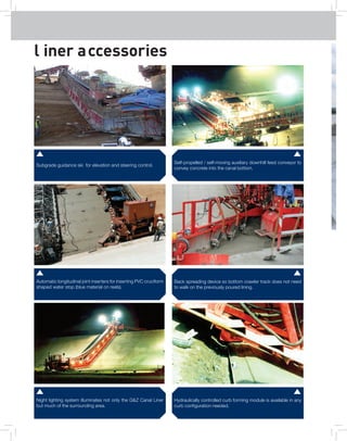 Equipos para construir canales de concreto: | PDF