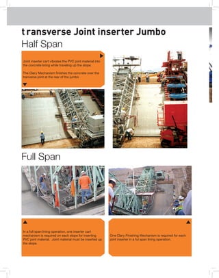 Equipos para construir canales de concreto: | PDF
