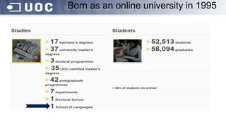 Born as an online university in 1995
 