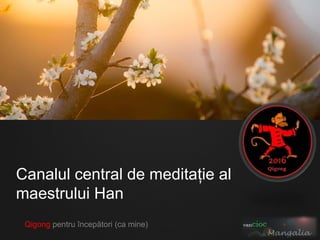 Canalul central de meditaţie al
maestrului Han
Qigong pentru începători (ca mine)
 
