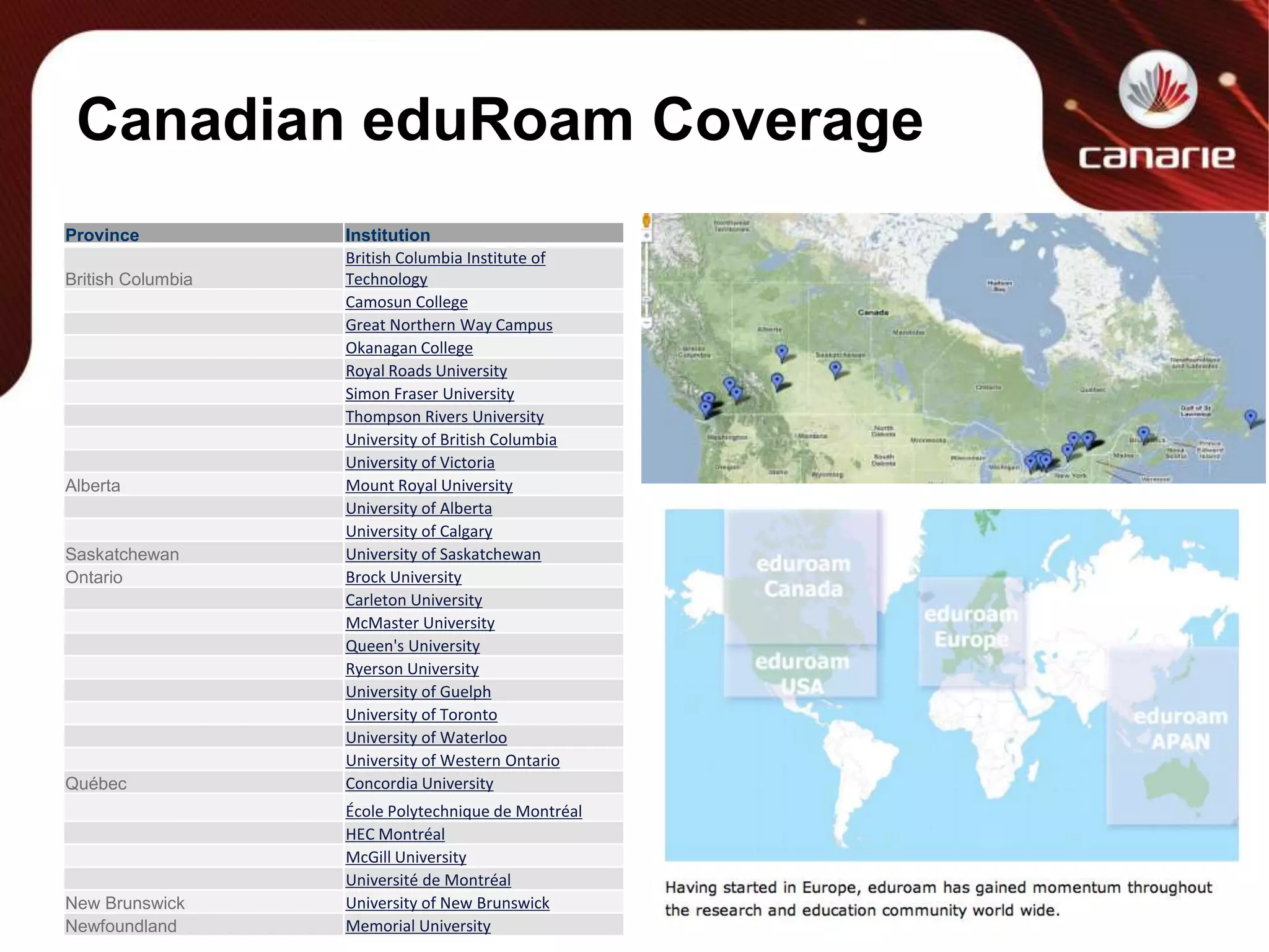 Canadian eduRoamCoverage6