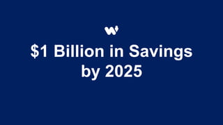 $1 Billion in Savings
by 2025
 