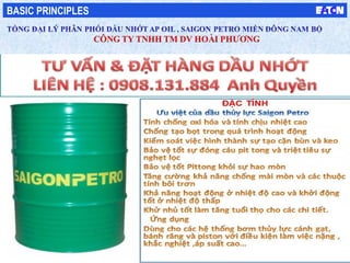 BASIC PRINCIPLES
Copyright © Eaton Hydraulics 2000
Steve Skinner, Eaton Hydraulics, Havant, UK
 