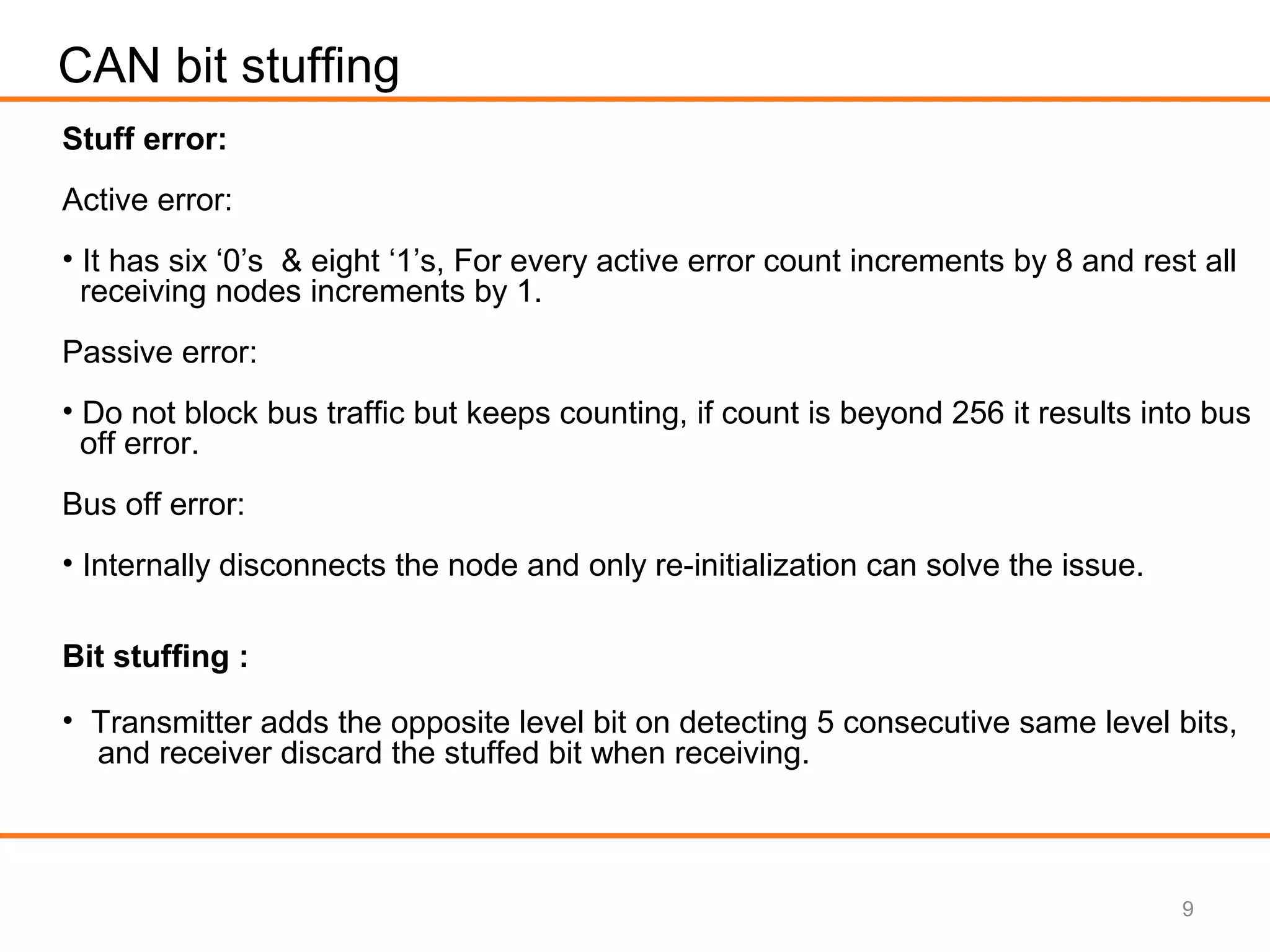 Controller area network (CAN bus) ppt | PPT