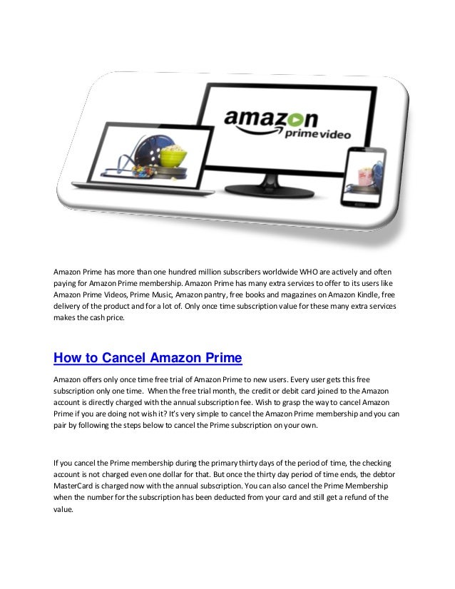 Cancel Amazon Prime Membership Cancel Amazon Prime Membership