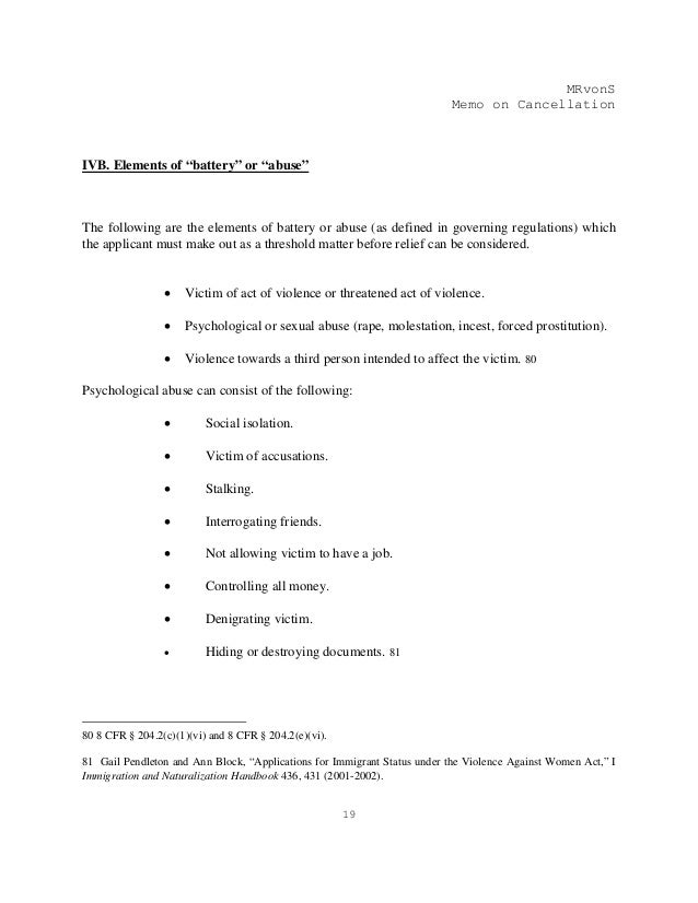 Cancellation of removal in immigration court