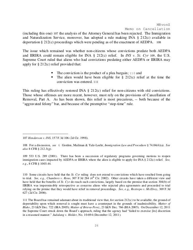 Cancellation of removal in immigration court Cancellation of removal in immigration court