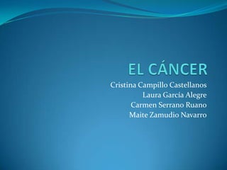 Cristina Campillo Castellanos
          Laura García Alegre
       Carmen Serrano Ruano
      Maite Zamudio Navarro
 
