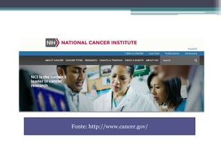 Fonte: http://www.cancer.gov/
 