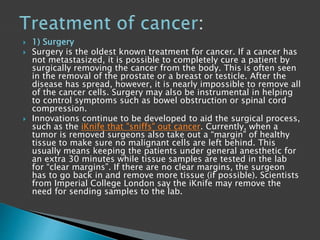 Treatment for cancer