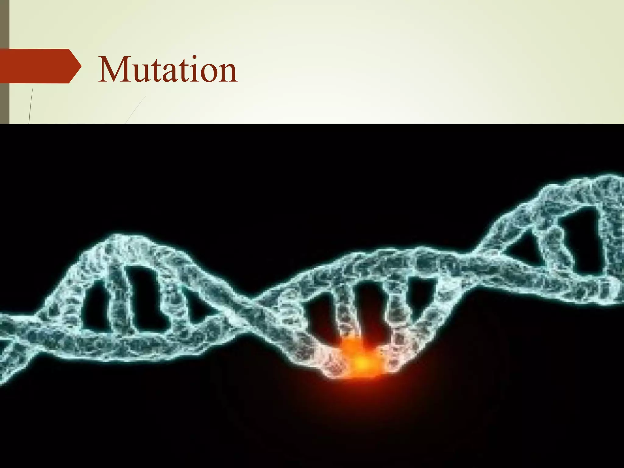Mutation
 
