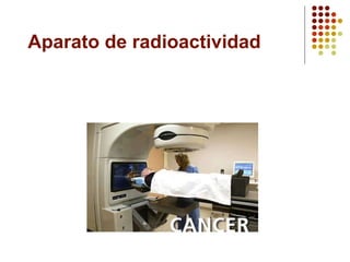Aparato de radioactividad
 