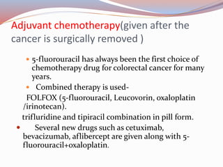 Adsuvan Rug Cancer Colon | PPTX