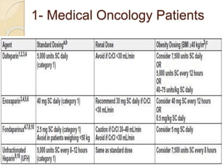 1- Medical Oncology Patients
 