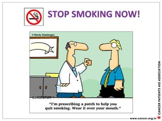 STOP SMOKING NOW!
 