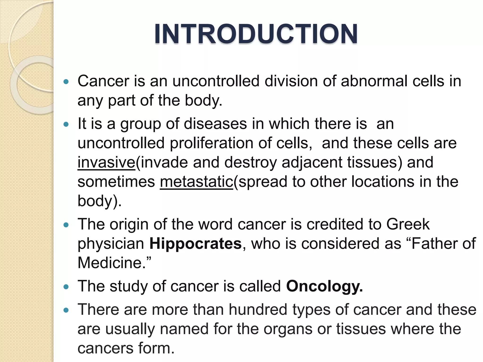 Cancer Biology | PPTX