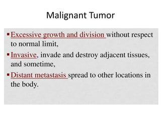 Malignant Tumor
 