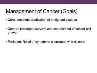 Nursing Management of clients with cancer | PPTX