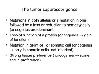 Cancer Biology- mechanisms of carcinogenesis .ppt