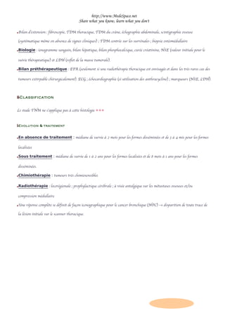 Cancer Broncho Pulmonaire