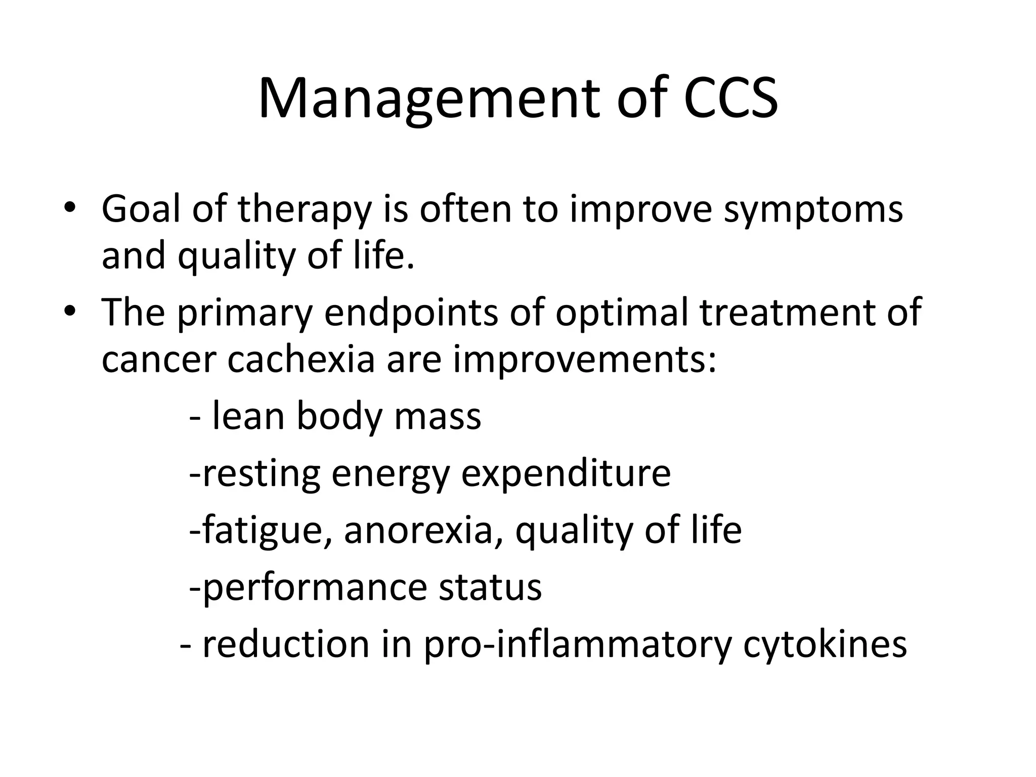 Cancer cachexia | PPTX