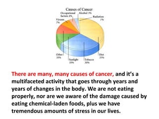 An overload in estrogen results not only in breast and
prostate cancer, but also brings you out of your
equilibrium with your progesterone, testosterone,
and estrogen. If you are not in balance hormonally,
then there is a great chance that you will develop a
 