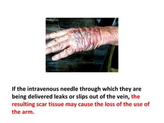 The drugs are so toxic
  that a miscalculation
       can be fatal.
 Chemotherapy agents
typically carry warnings
 about “the possibility
 of fatal or severe toxic
        reactions.”
 