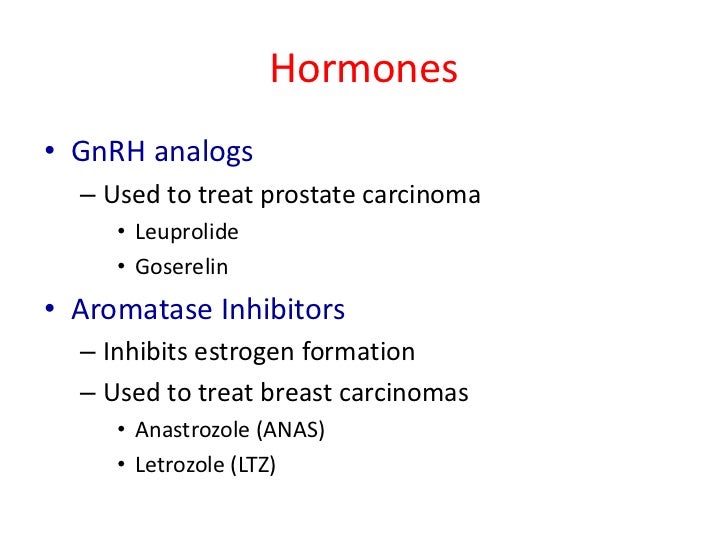 Is Anastrozole A Chemotherapy Drug